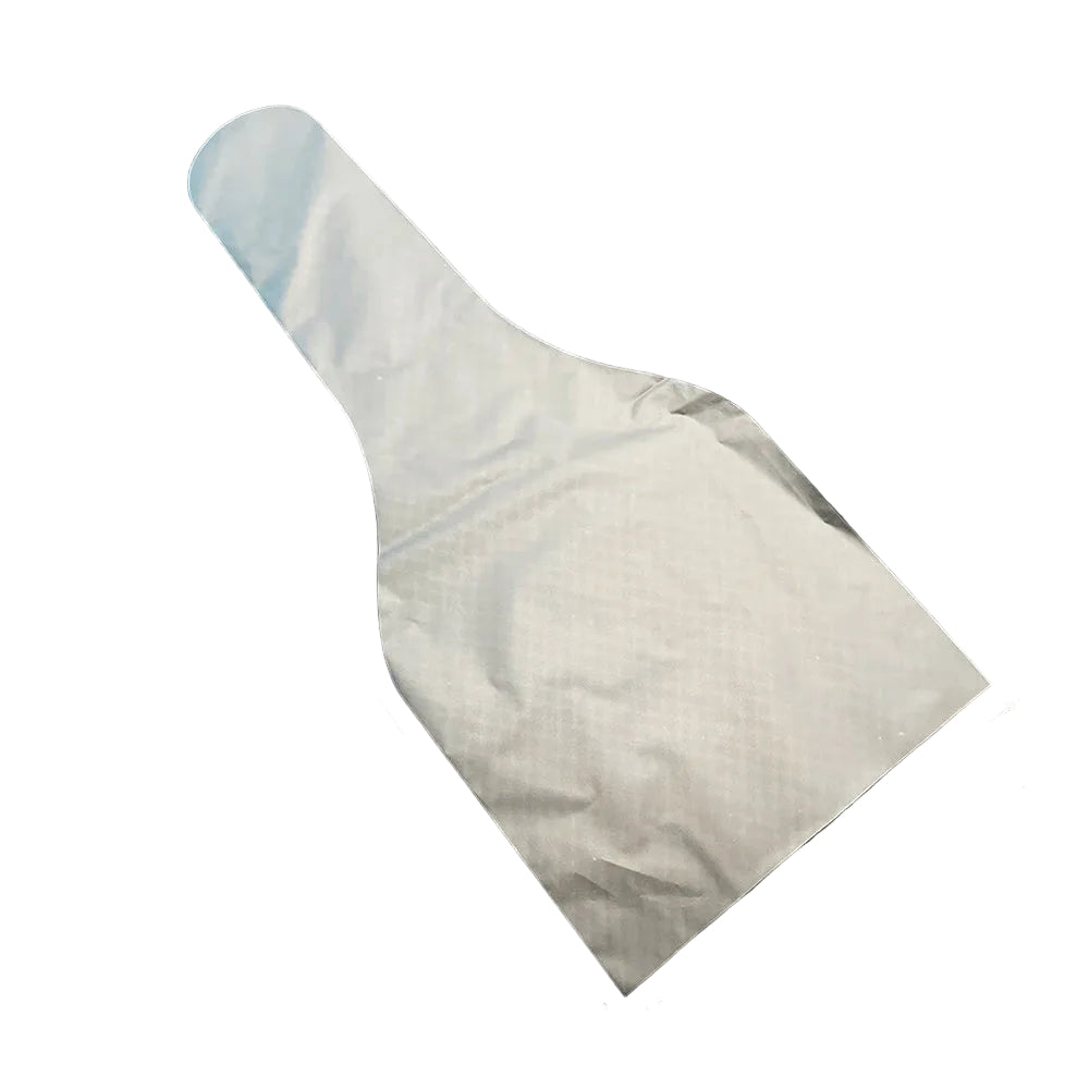 Clear disposable canine semen collection bag for dog breeding and artificial insemination procedures