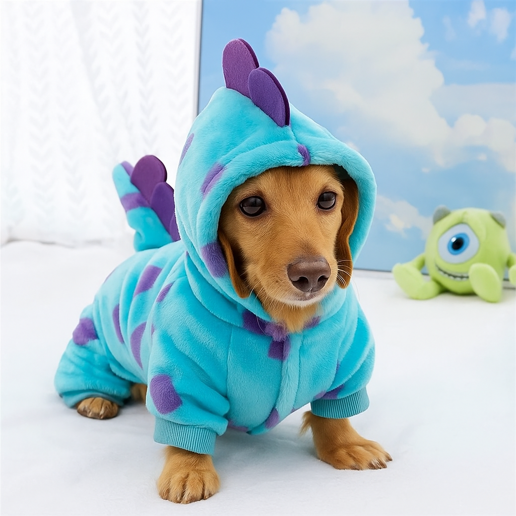 Pet Overalls Pixar Monster Dinosaur Costume