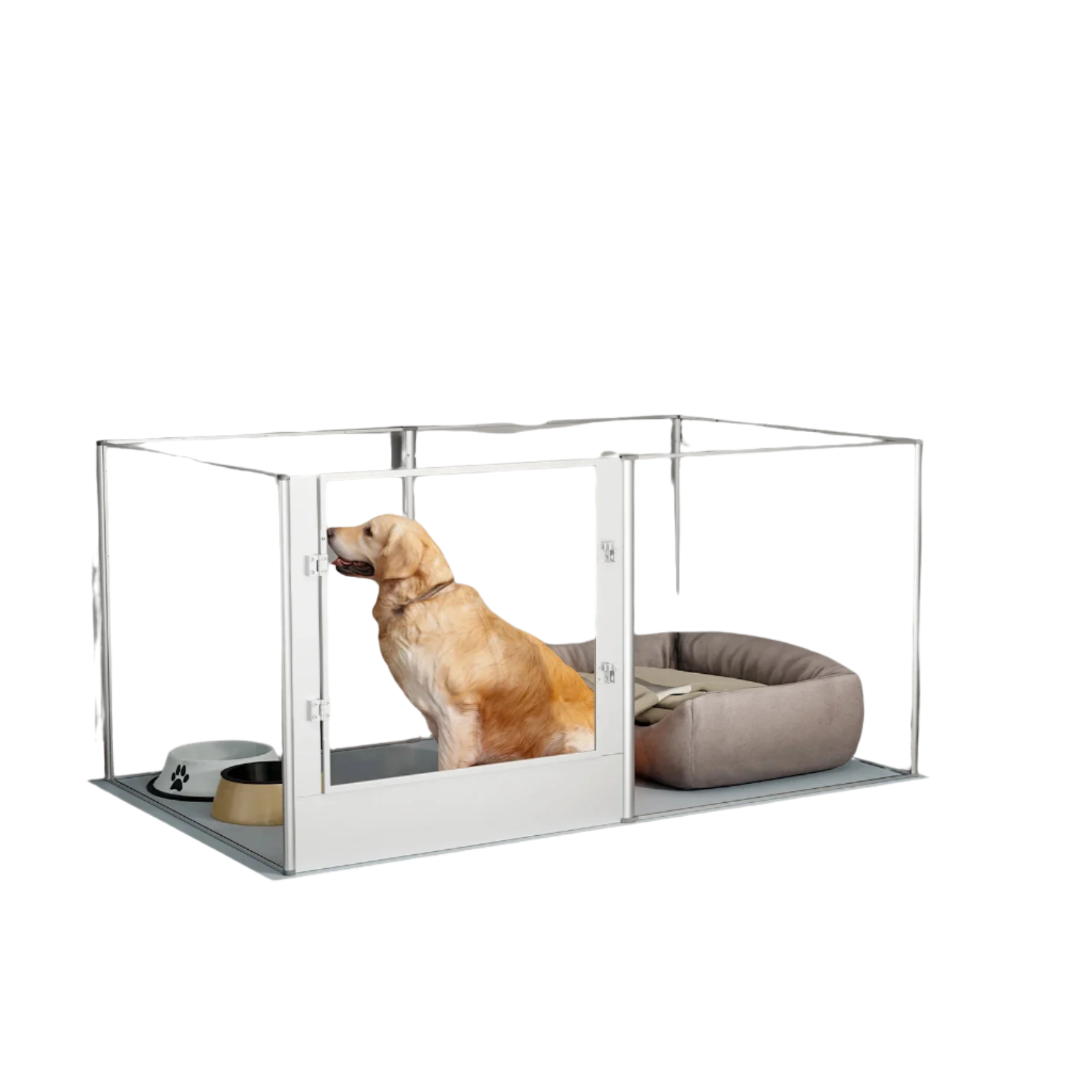 6-Panel Acrylic Dog Playpen with Waterproof Mat RPBA Shop Australia
