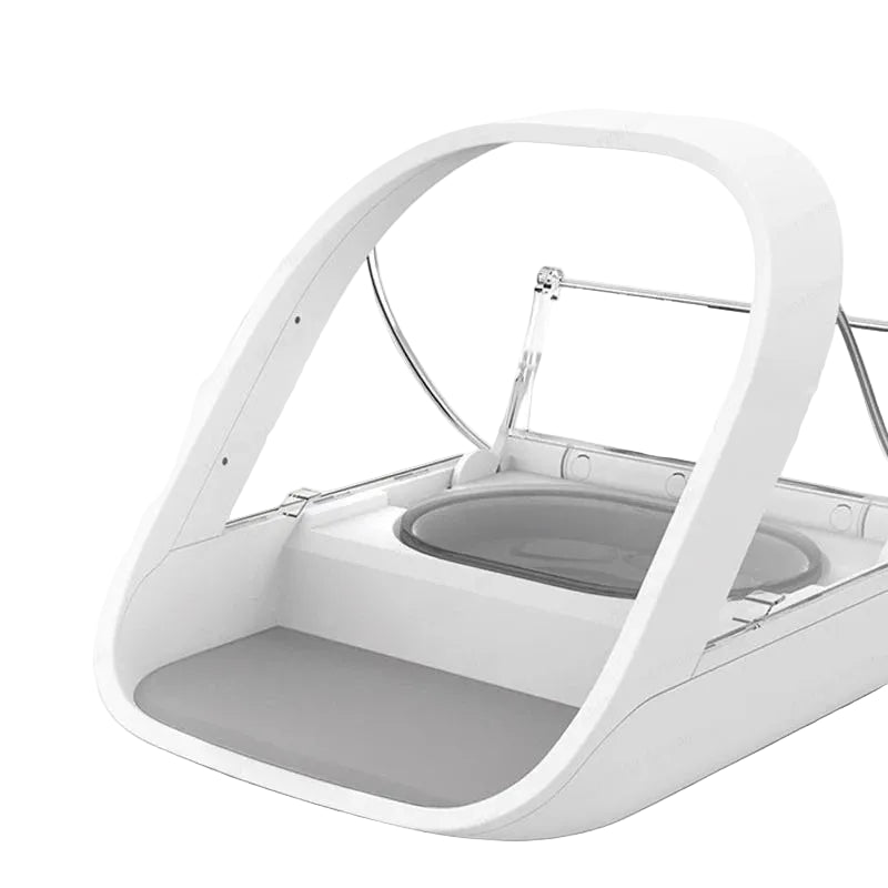 RFID automatic pet feeder with controlled feeding compartment