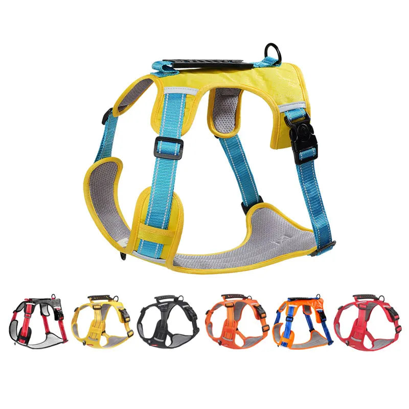 Golden Retriever Harness, Breathable Reflective, view 4