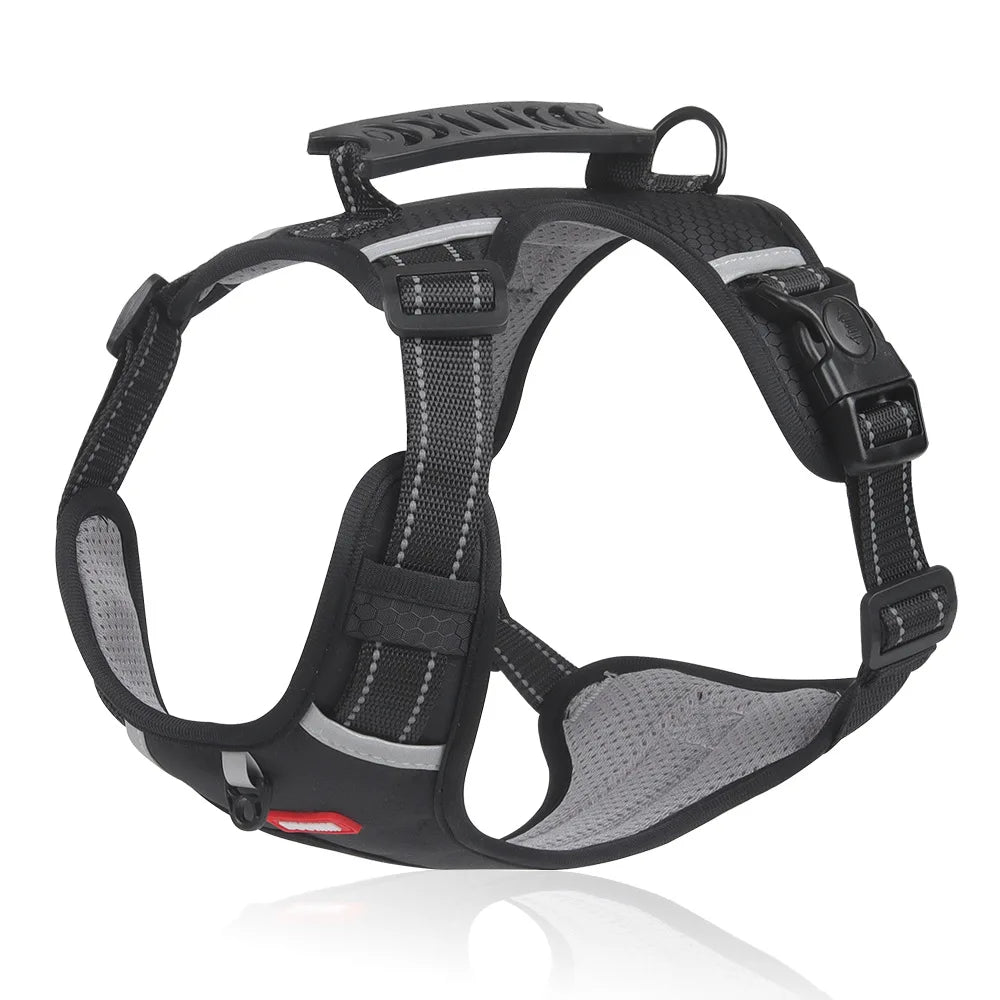 Golden Retriever Harness, Breathable Reflective, view 9
