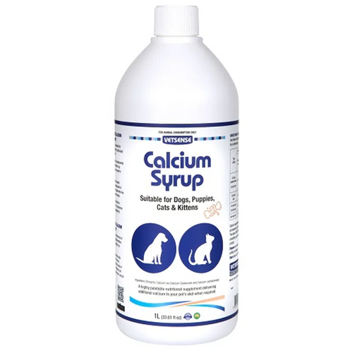 Calcium Syrup for Pets 1 Litre, part of the RPBA Shop range for pets